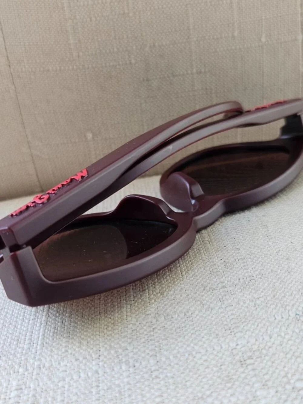 Maui Jim Men Sunglasses Burgundy IHUPANI Asian Fit Eyewear W/ Case Made Japan